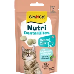 GimCat Nutri Dental Bites mit Katzenminze + Seealgen 40g