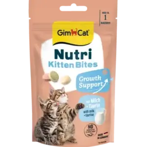 GimCat Nutri Kitten Bites Growth Support mit Milch + Taurin 40g