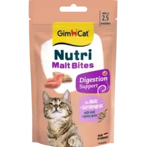 GimCat Nutri Malt Bites Digestion Support mit Malz + Gerstengras 40g