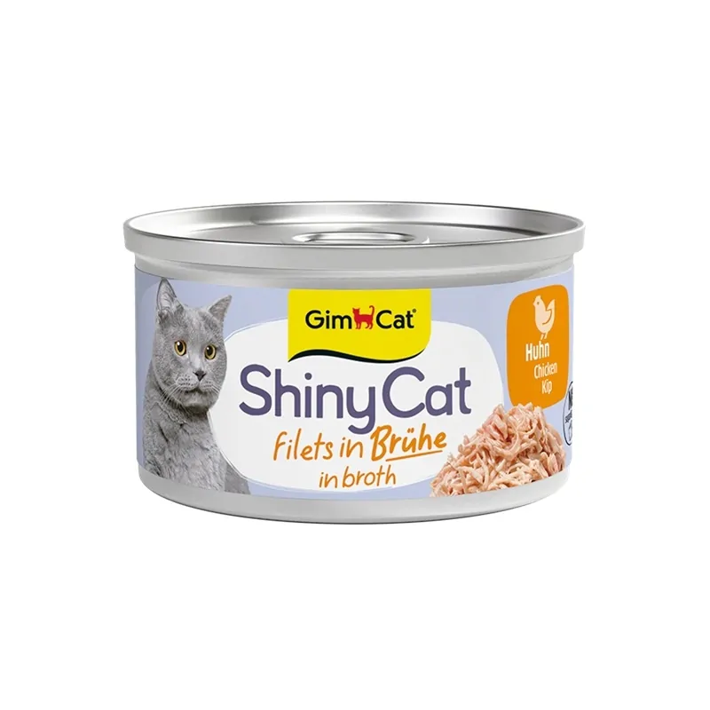 GimCat - ShinyCat Filet in Brühe Hühnchen 70 g