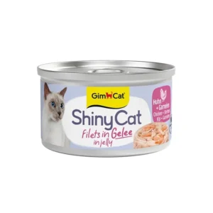 GimCat - ShinyCat in Gelee Hühnchen mit Garnelen, 70 g