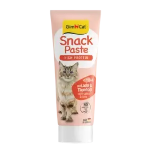 GimCat Snack Paste High Protein mit Lach & Thunfisch 75g