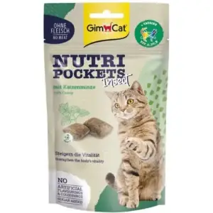 GimCat - Nutri Pockets Insect mit Katzenminze 60g