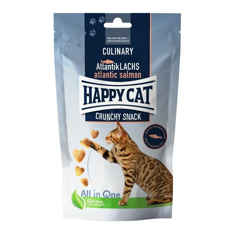 Happy Cat - Culinary Crunchy Snack Atlantik-Lachs 70g