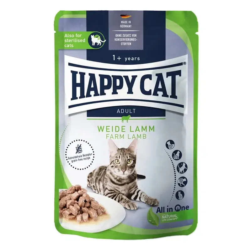 Happy Cat Meat in Sauce - Culinary Weide-Lamm 85g