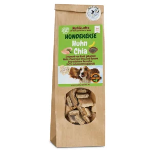 Rudi&Lotte - Hundekekse Huhn Chia Getreidefrei 100g