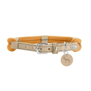 Hunter Halsband Malia - Farbe: apricot/natur - Größe: S-M