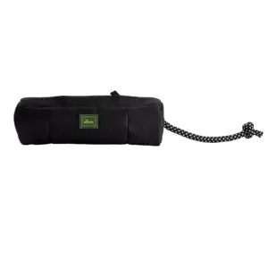 Hunter Trainer Snack Dummy mit Seil, schwarz 20 cm (34 cm Gesamtlänge)