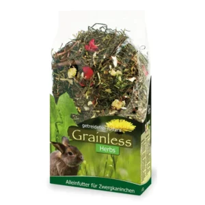 JR Farm Grainless Zwergkaninchen Herbs 400g