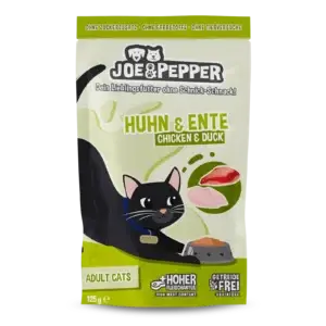 Joe & Pepper Cat Huhn & Ente 125g Pouch
