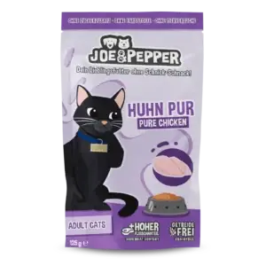 Joe & Pepper Cat Huhn pur 125g Pouch