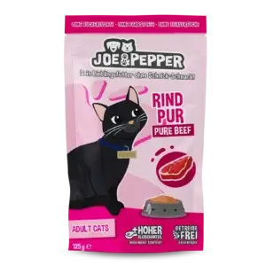 Joe & Pepper Cat Rind pur 125g Pouch