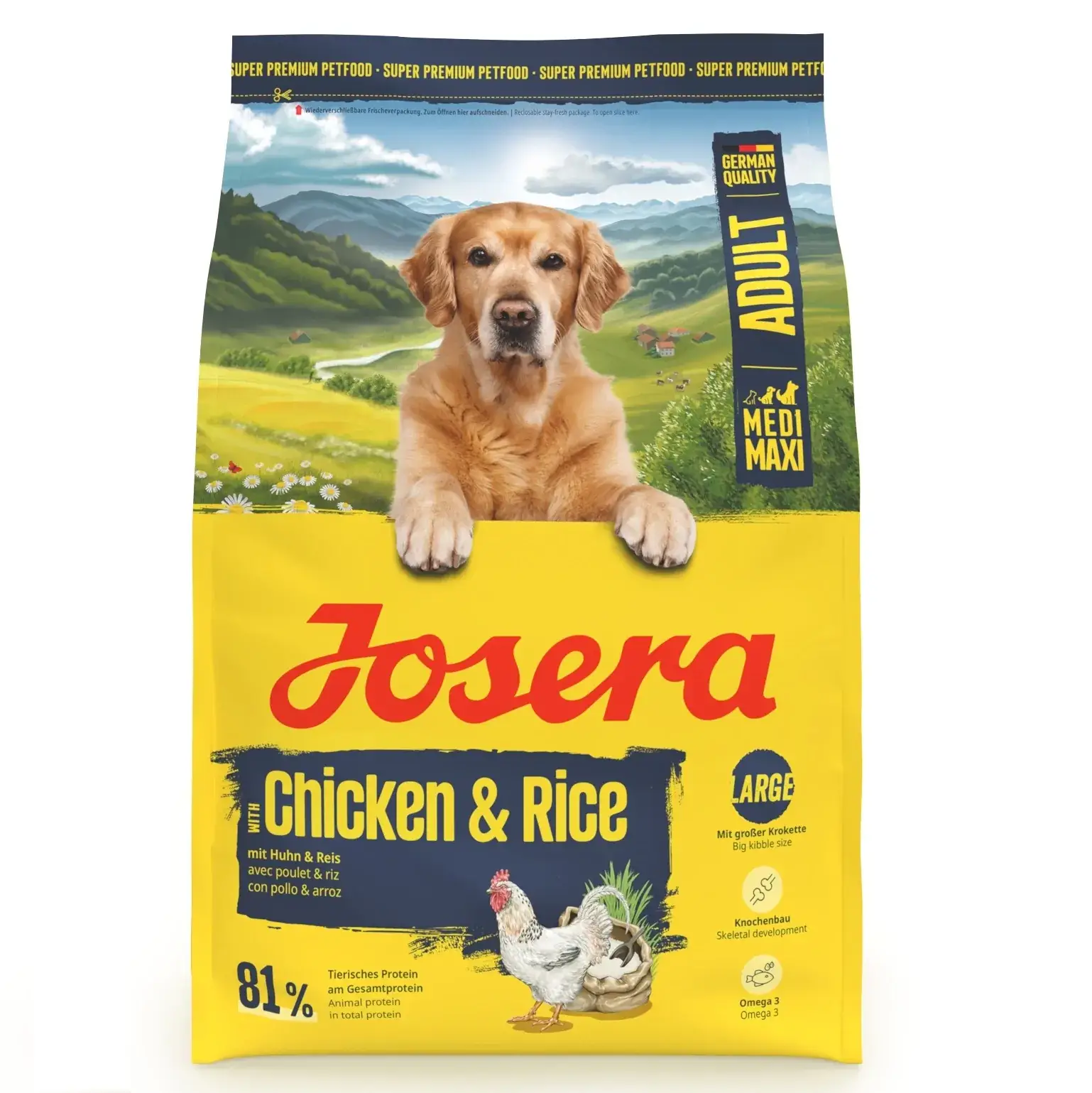 Josera Adult Medi/Maxi Chicken & Rice