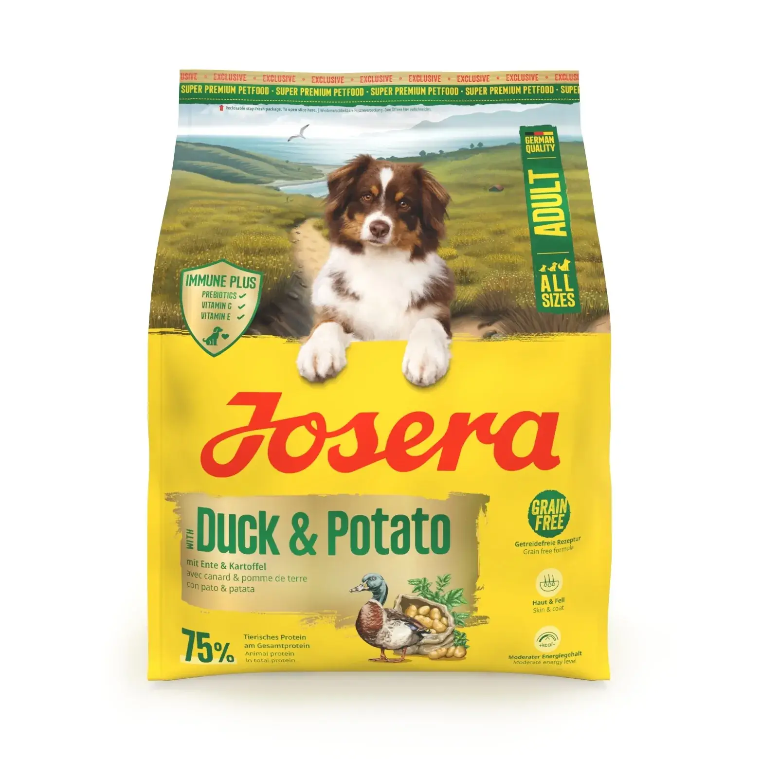 Josera Adult Excusive Duck & Potato All Sizes (ehemals Ente & Kartoffel)