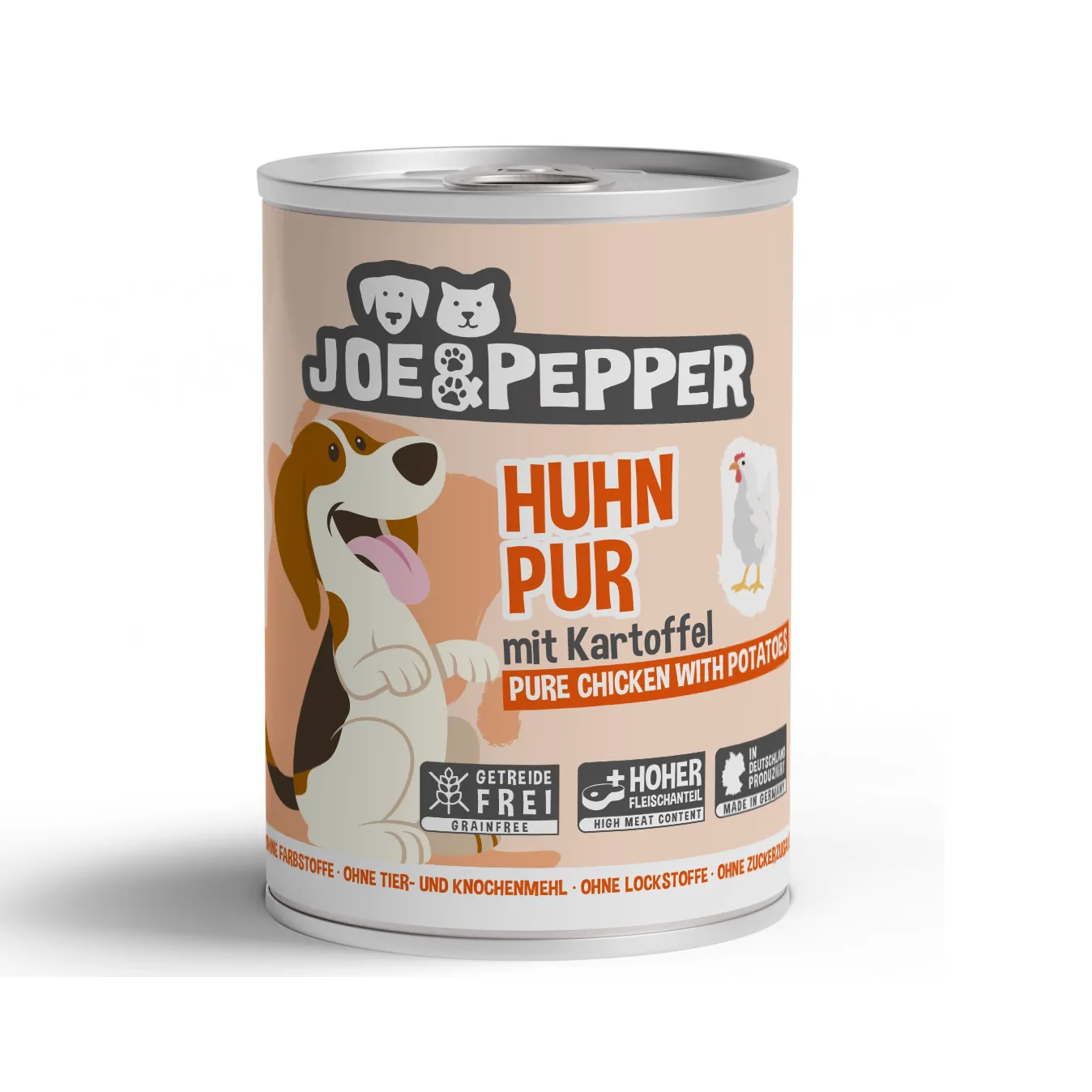 Joe & Pepper Dog - Huhn pur mit Kartoffeln