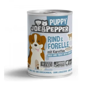 Joe & Pepper Puppy Rind & Forelle - 400g