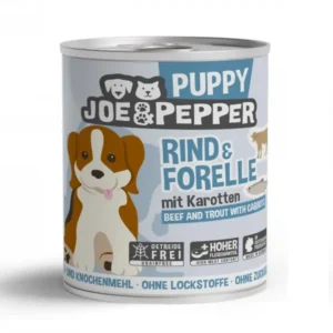 Joe & Pepper Puppy Rind & Forelle - 800g