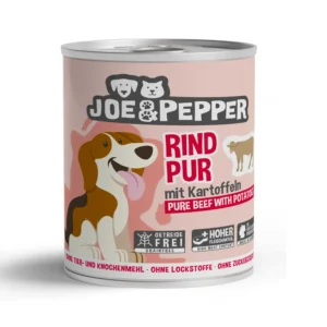 Joe & Pepper Dog - Rind pur mit Kartoffeln - 800g