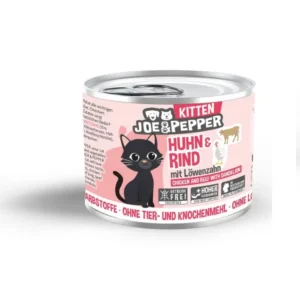 Joe & Pepper Kitten Huhn & Rind und Löwenzahn - 200g
