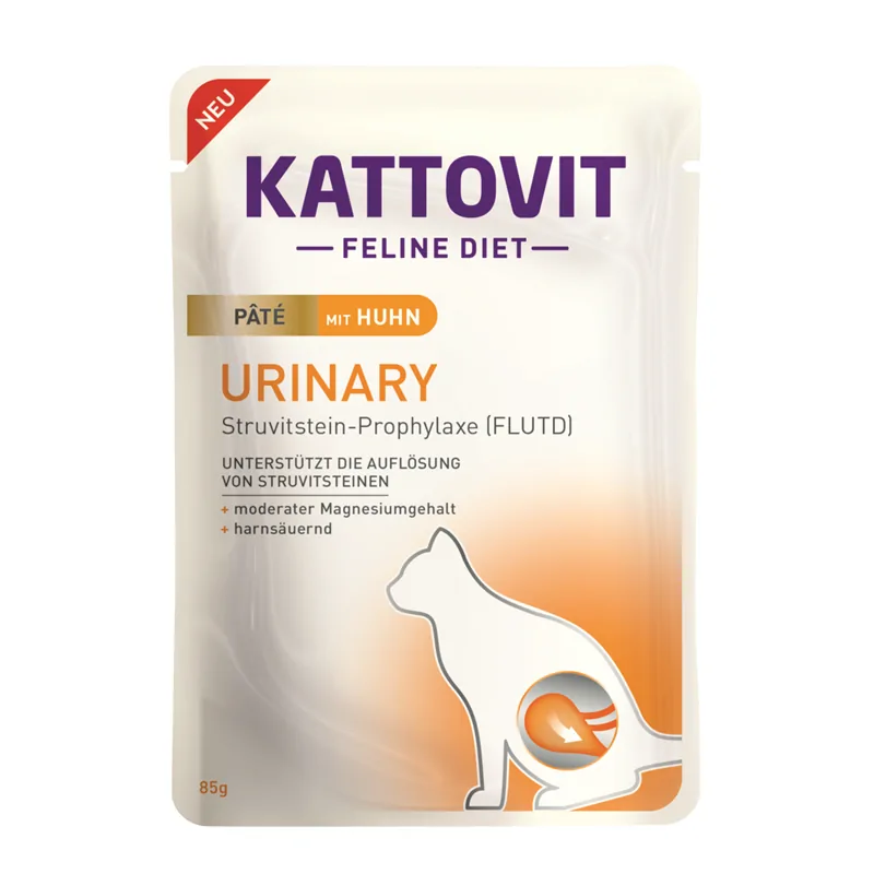 Kattovit Urinary - mit Huhn - Paté - 85g Frischebeutel