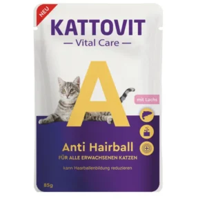 Kattovit Vital Care Anti Hairball mit Lachs 85 g Frischebeutel