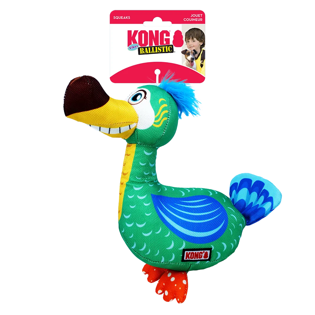 KONG - Ballistic Vibez Bird Assorted M/L