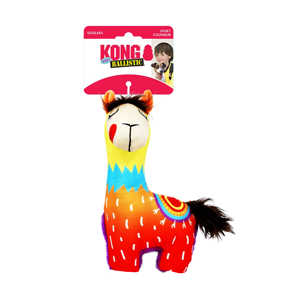 KONG - Ballistic Vibez Llamas Assorted S/M