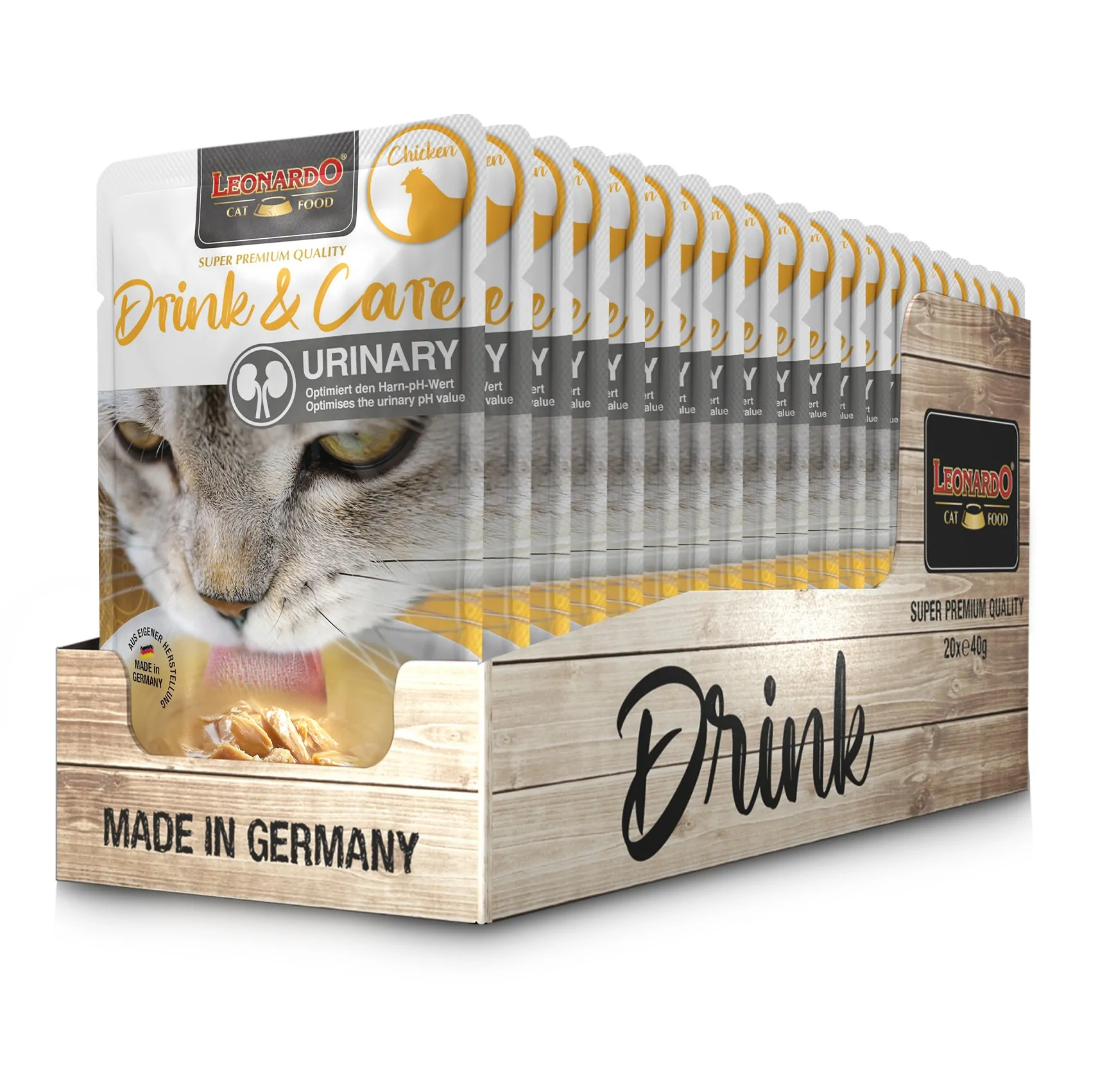 Leonardo Drink & Care Urinary Chicken 40g – Bild 2