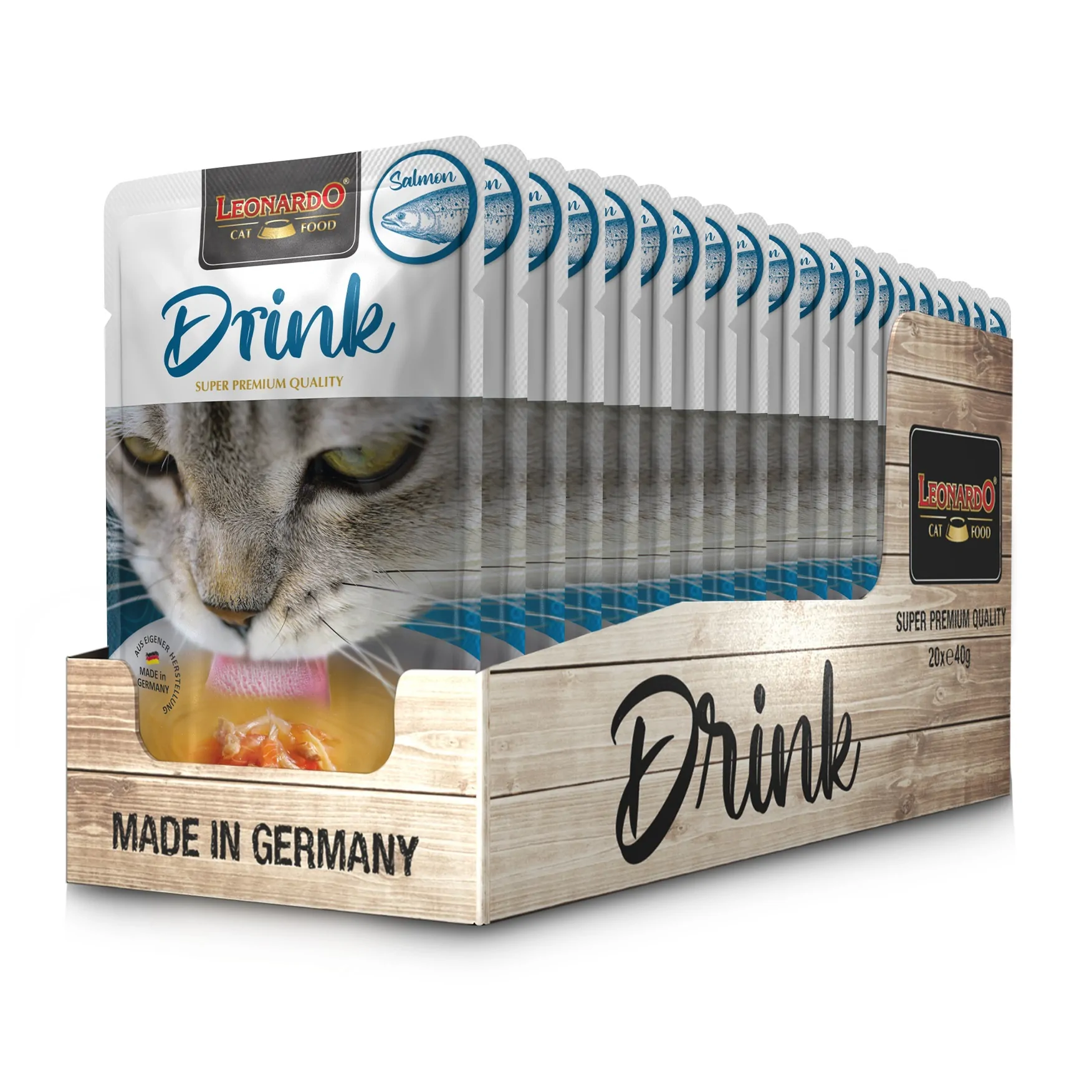 Leonardo Drink Salmon 40g – Bild 2