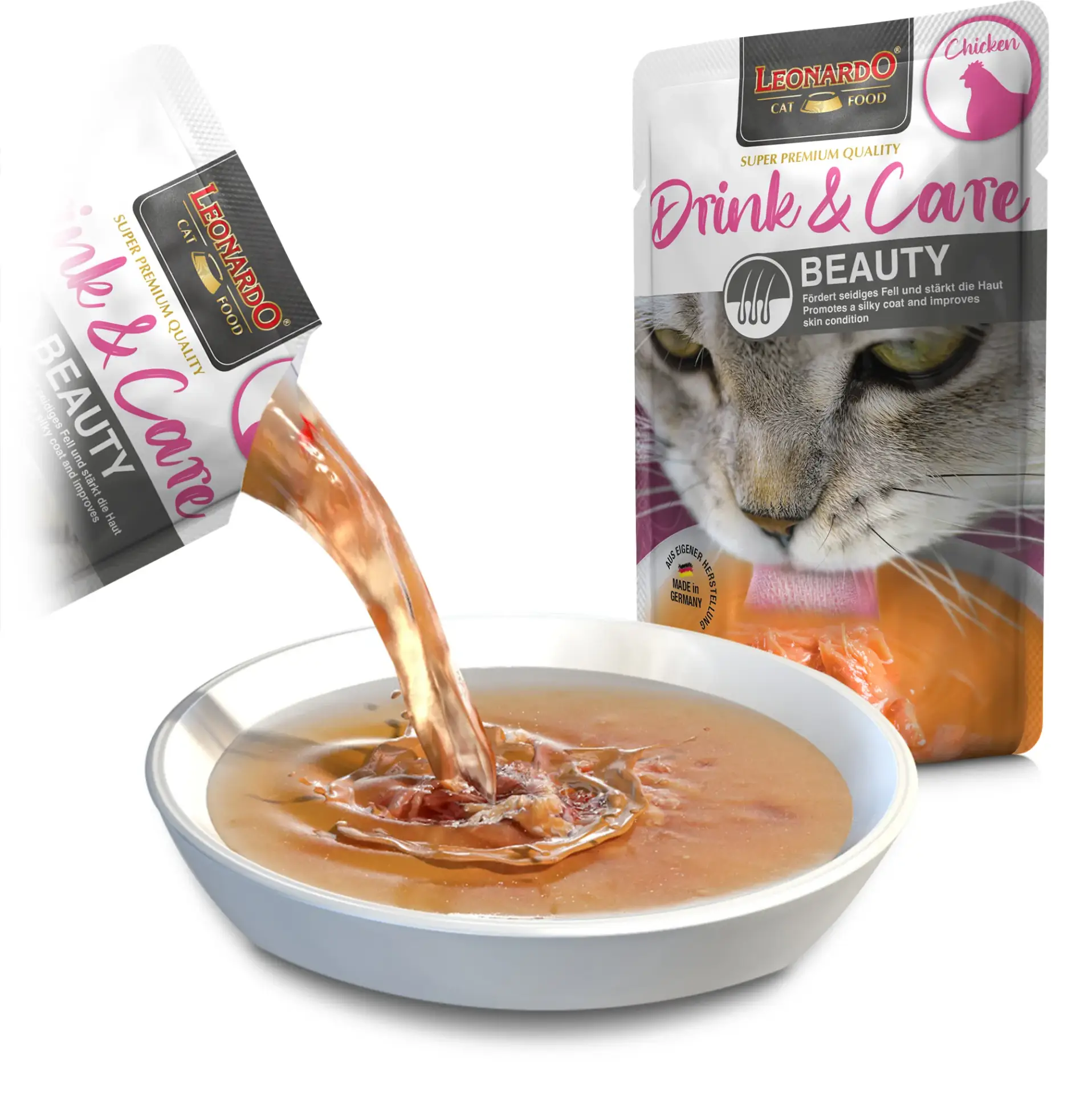 Leonardo Drink & Care Beauty Chicken 40g – Bild 2