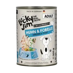 Lucky Jim® Classic Adult Huhn & Forelle - Dose - 400g
