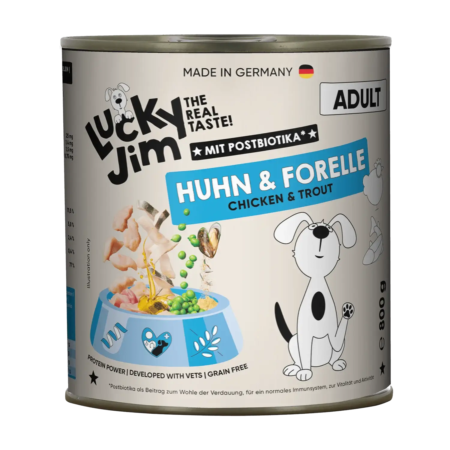 Lucky Jim® Classic Adult Huhn & Forelle - Dose
