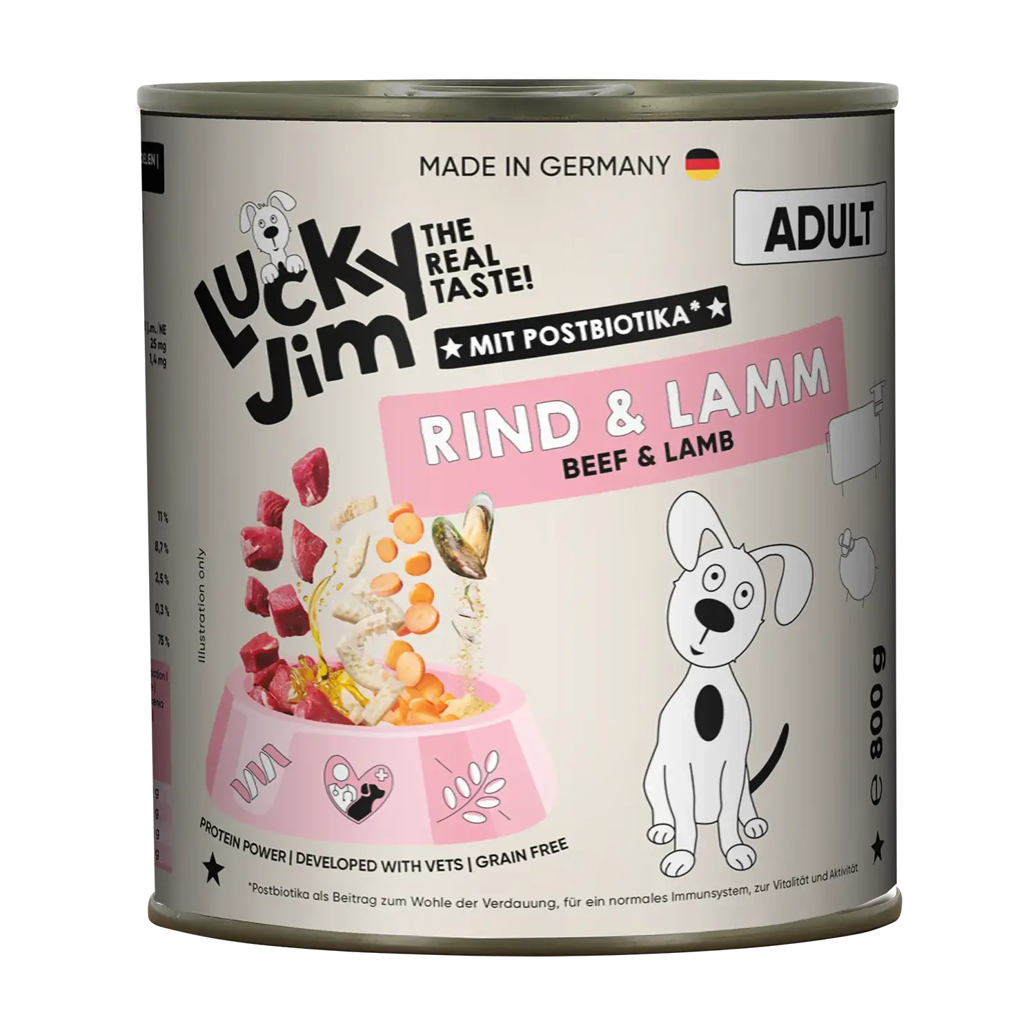 Lucky Jim® Classic Adult Rind & Lamm - Dose