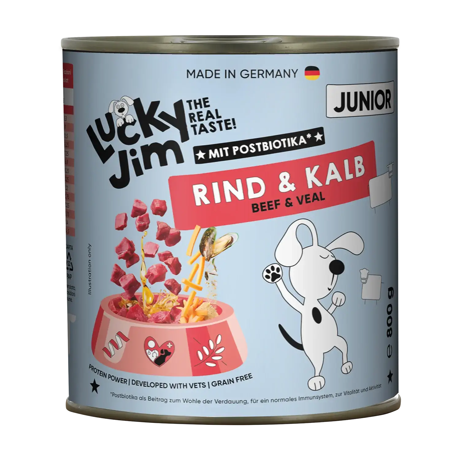 Lucky Jim® Classic Junior Rind & Kalb - Dose