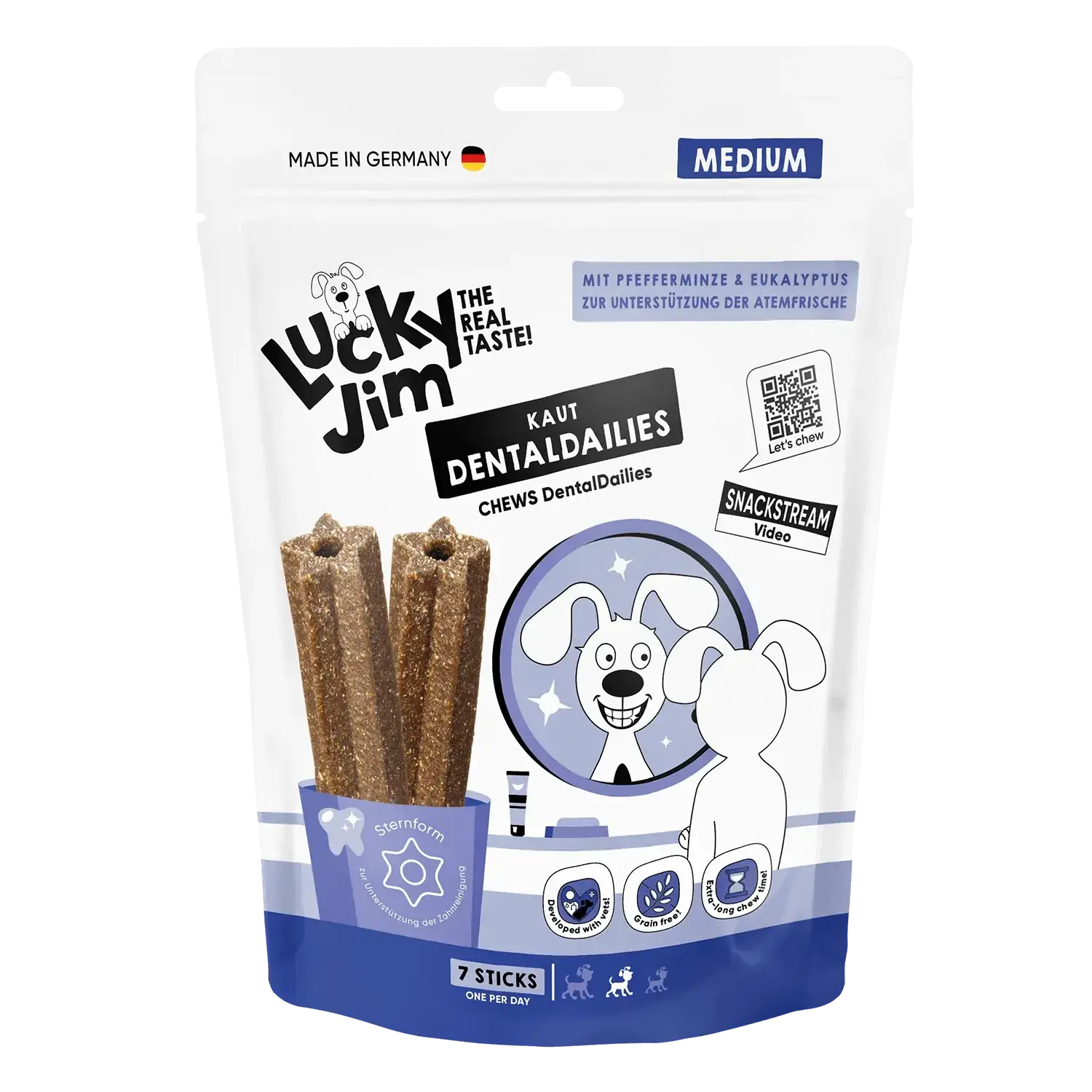 Lucky Jim® Dental Dailies Medium 250g