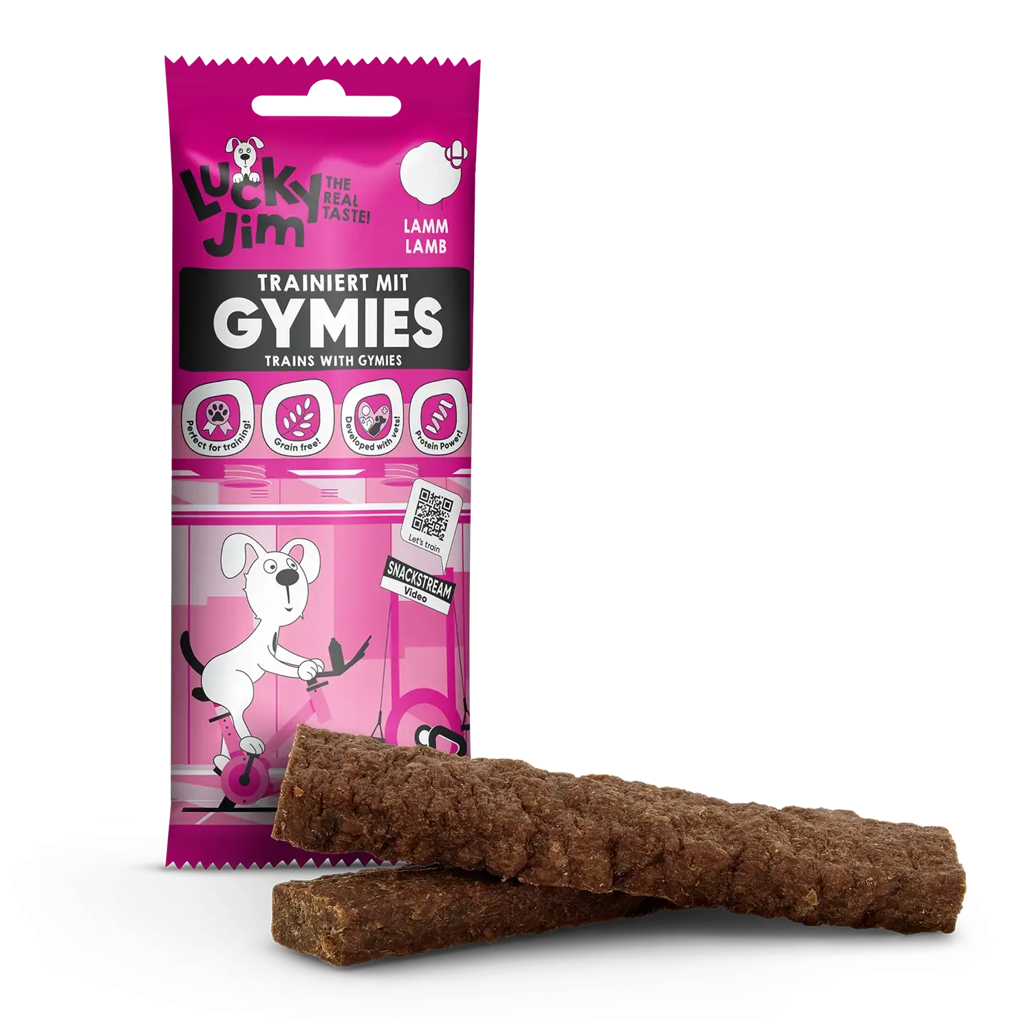 Lucky Jim® Gymies Lamm 75g – Bild 2