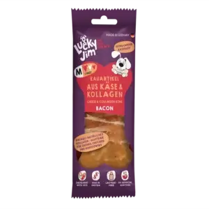 Lucky Jim® Käse- & Kollagenkauknochen mit Bacon
