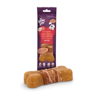 Lucky Jim® Käse- & Kollagenkauknochen mit Bacon - 120g