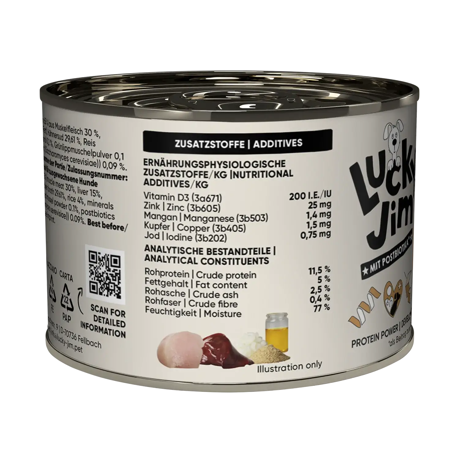 Lucky Jim® Mini Adult Huhn & Leber - Dose – Bild 7