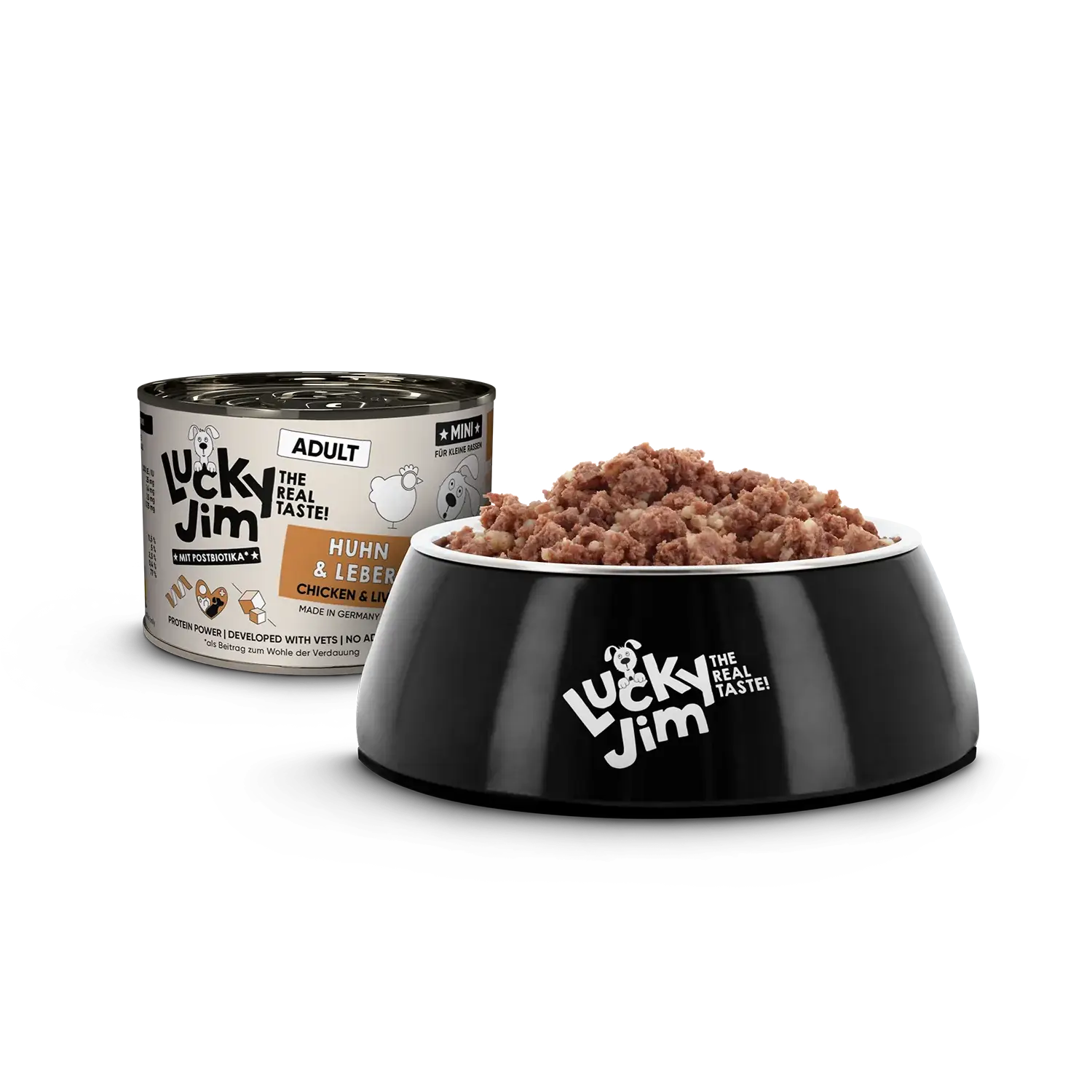 Lucky Jim® Mini Adult Huhn & Leber - Dose – Bild 6