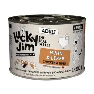 Lucky Jim® Mini Adult Huhn & Leber - Dose