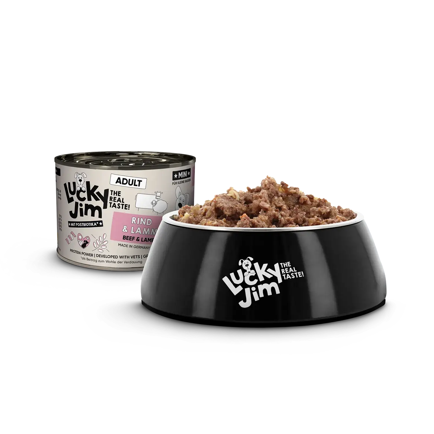 Lucky Jim® Mini Adult Rind & Lamm - Dose – Bild 6