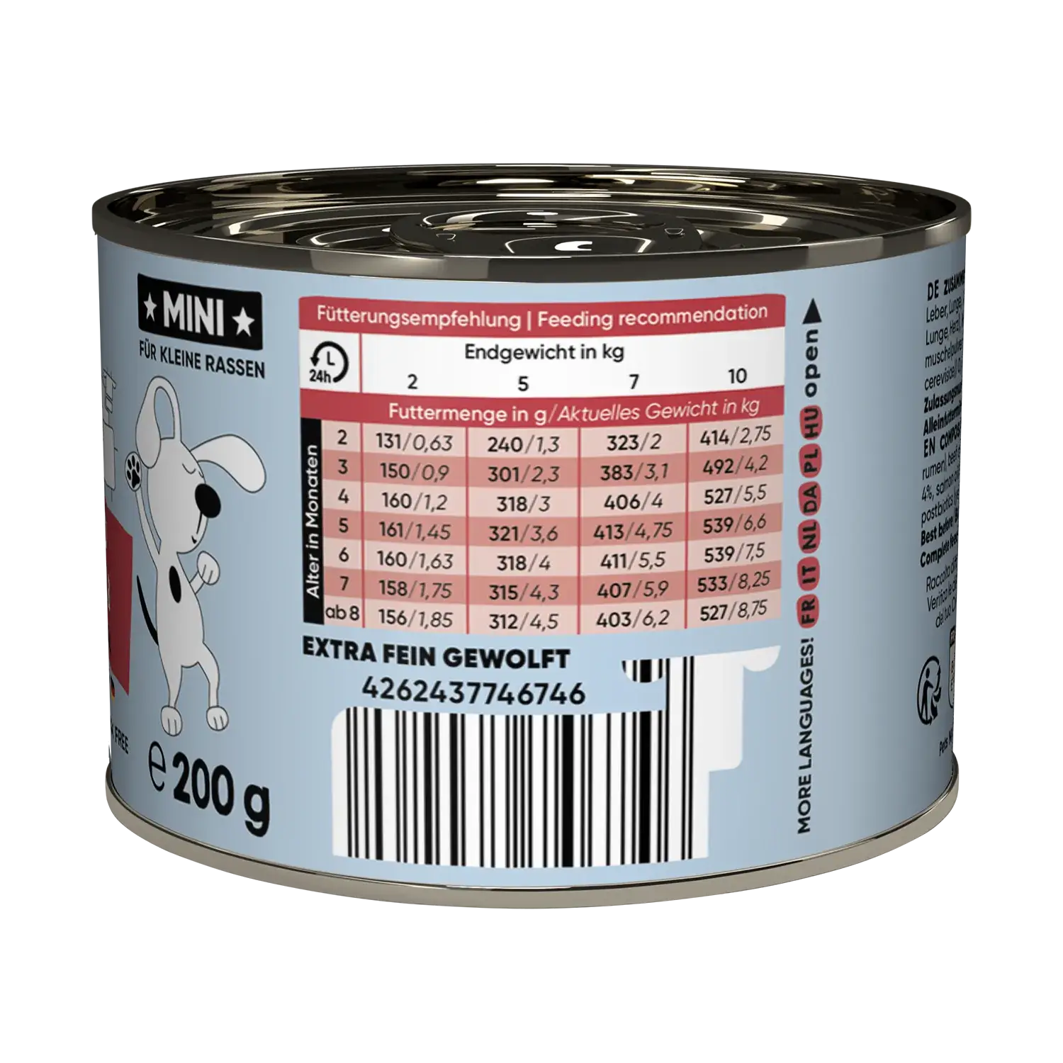 Lucky Jim® Mini Junior Rind & Kalb 200g - Dose – Bild 2