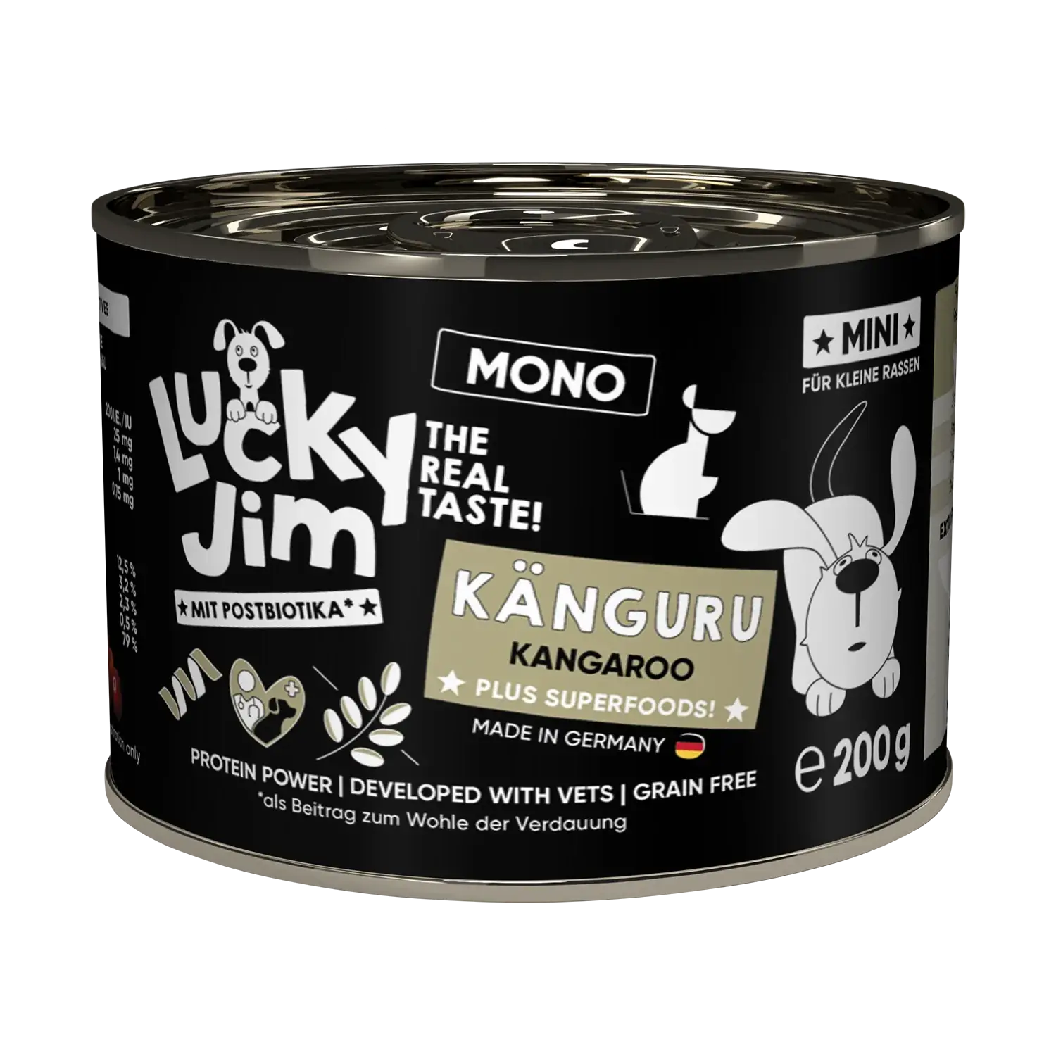 Lucky Jim® Mini Mono Känguru 200g - Dose
