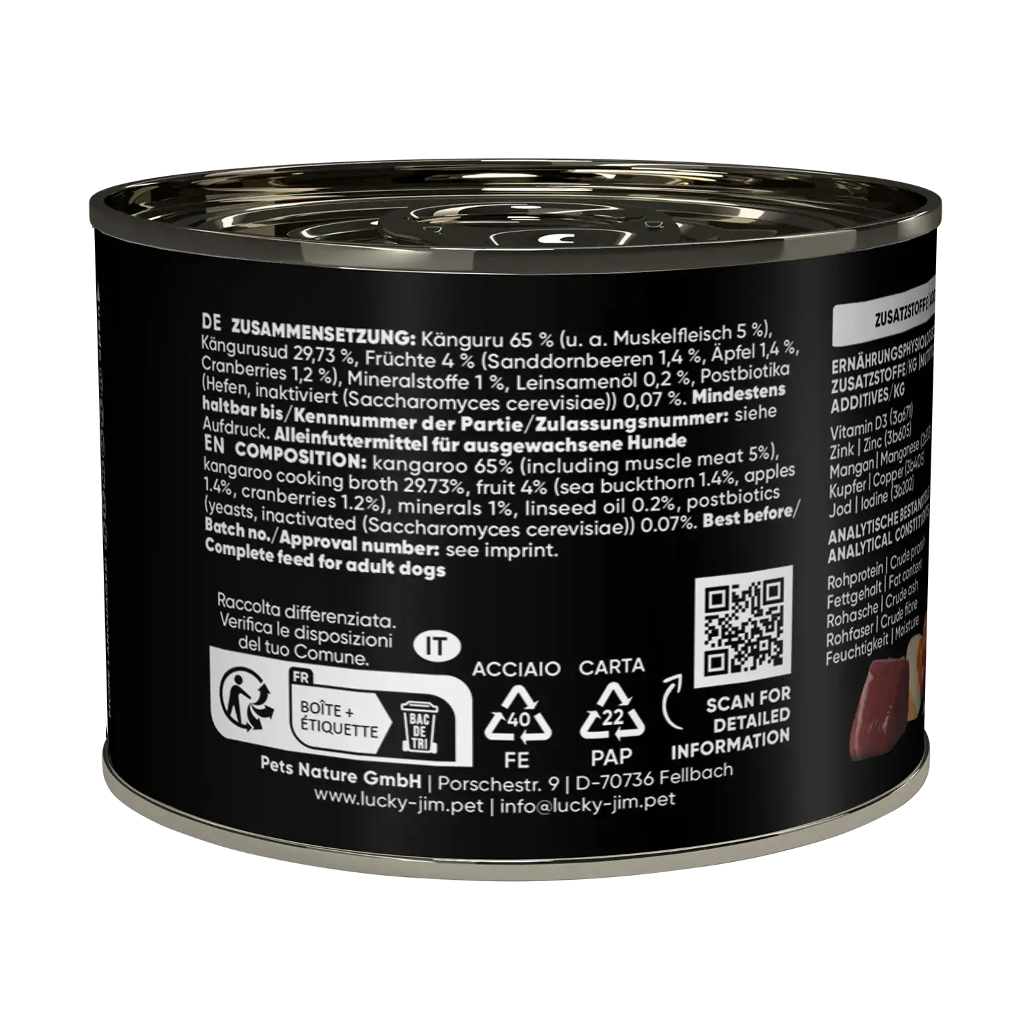 Lucky Jim® Mini Mono Känguru 200g - Dose – Bild 2