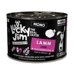 Lucky Jim® Mini Mono Lamm 200g - Dose