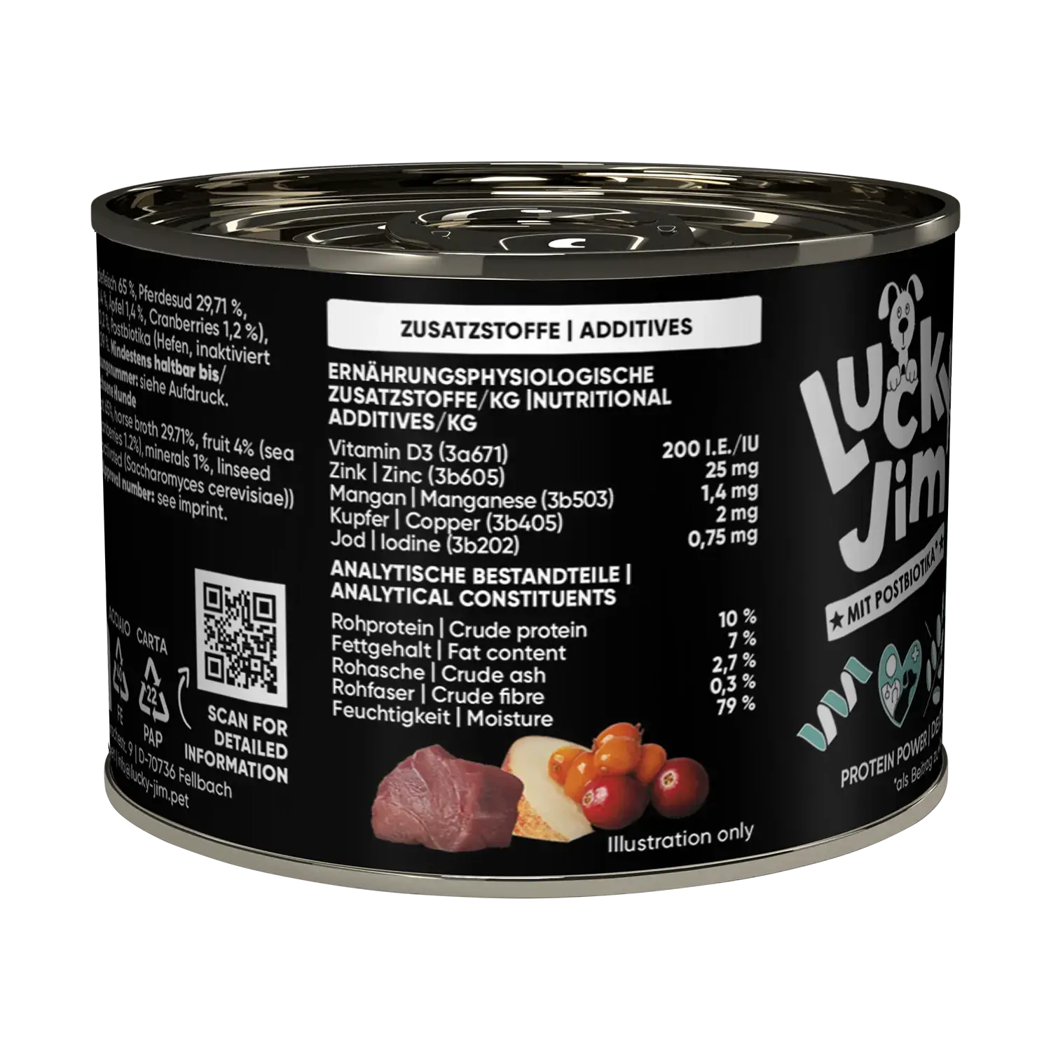 Lucky Jim® Mini Mono Pferd 200g - Dose – Bild 4