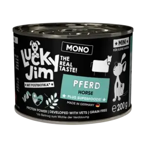Lucky Jim® Mini Mono Pferd 200g - Dose