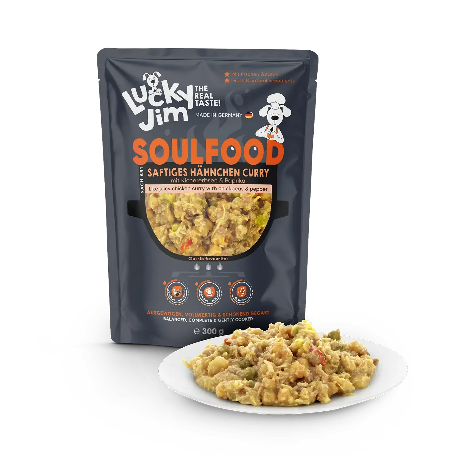 Lucky Jim® Soulfood Saftiges Hähnchen Curry 300g – Bild 3