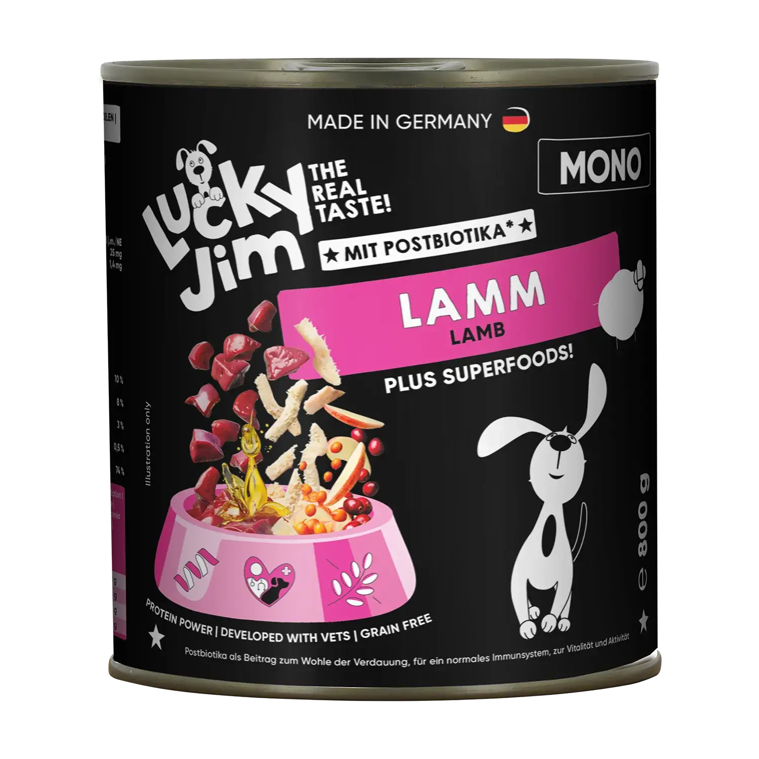 Lucky Jim® Mono Lamm - Dose